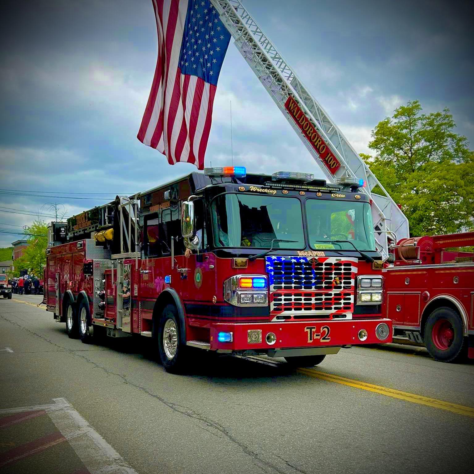 McAfee Fire Department Tower Truck